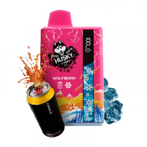 Электронная сигарета Хаски Аир Макс 2.0 8000 Энергетик (Husky Airmax 2.0 8000 Wolfberry)